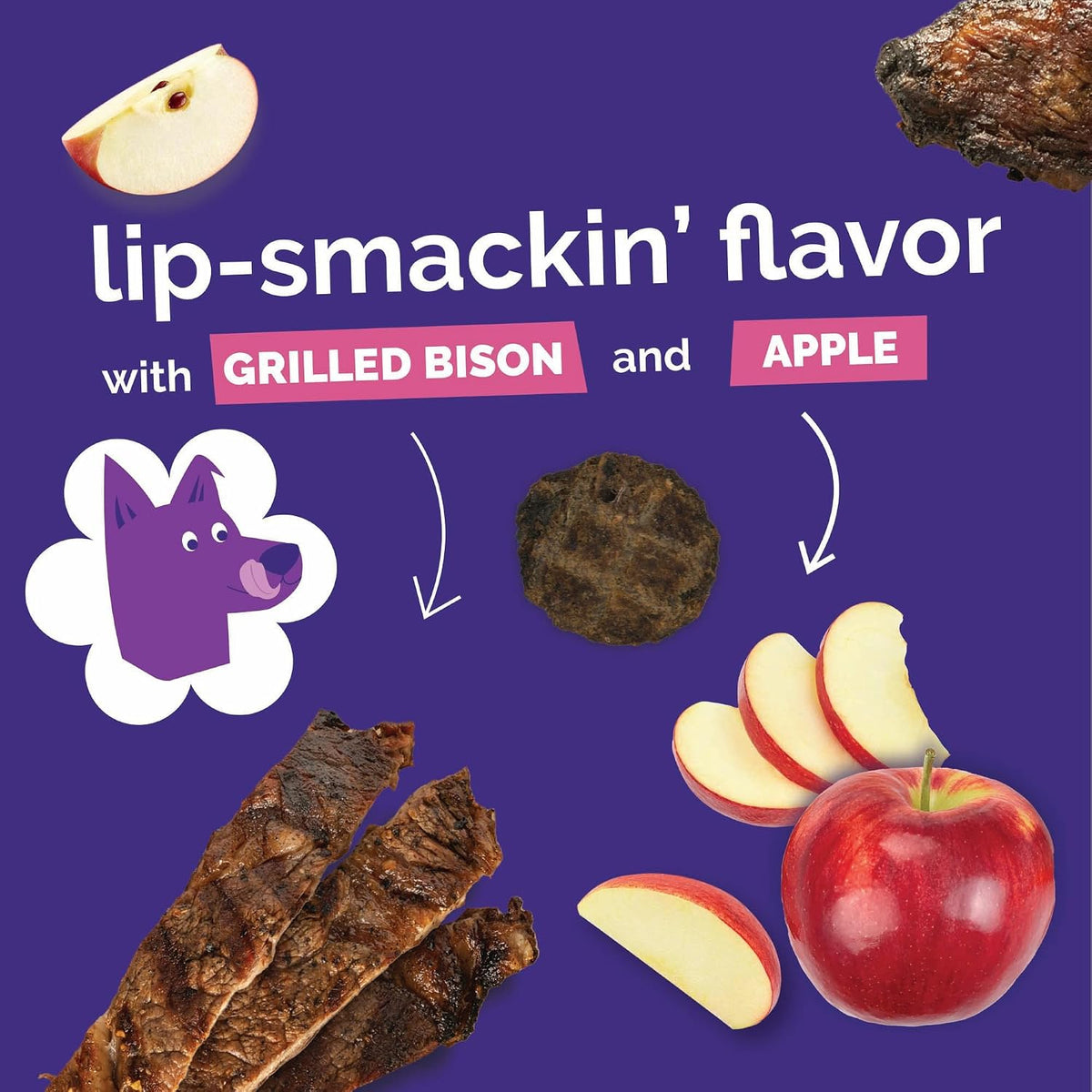 Fruitables Whole Jerky Bites ingredient label view
