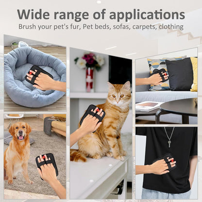 Obfuscate washable static electricity pet hair glove side profile
