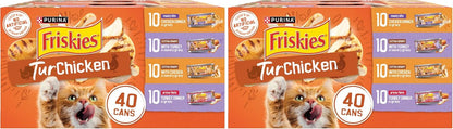 Purina Friskies TurChicken Turkey and Chicken Wet Cat Food Variety Pack with Meaty Bits, Prime Filets, and Extra Gravy, 48 ct. - Image 10