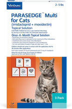 Top view of Parasedge Multi 18 for Cats 3 doses