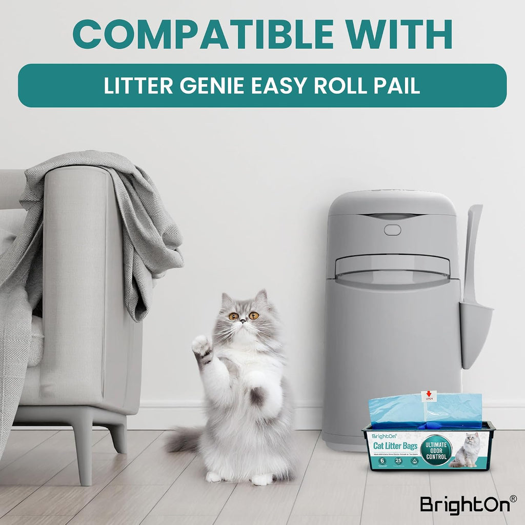 BrightOn bag roll details for Genie Easy Roll bin