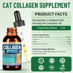 Comparison of cat coat health with collagen supplement