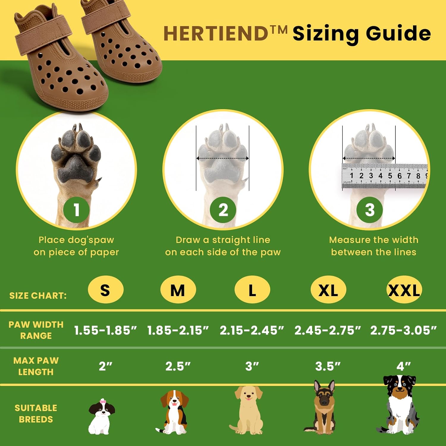 Perforated breathable design on Hertiendo dog booties