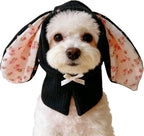 Rabbit Quiet Ears for Dogs & Cats - Knitted Dog Hats with Noise Protection & Warmth - Winter Hat & Head Wrap - Bunny Costume (Pink, Small) - Image 13
