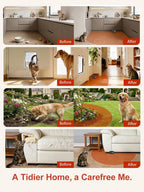 MIMOFPET outdoor pet containment system showing its IPX7 waterproof capabilities in rainy weather.
