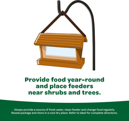 Kaytee 5 lb bird food bag side profile