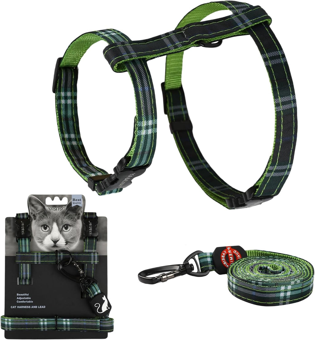 Mihachi cat harness adjustable H-shaped straps