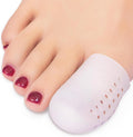 Niupiour Gel Big Toe Protectors front view of 14 pack silicone caps