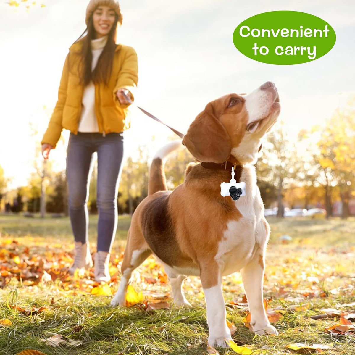 Premium quality imported pet travel hygiene kit with two portable dispensers.