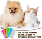 Hushee fine tooth pet grooming comb pack for multi pet owners