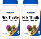 Nutricost Milk Thistle Extract 240 Capsules, 240 Servings, Gluten Free - Image 9