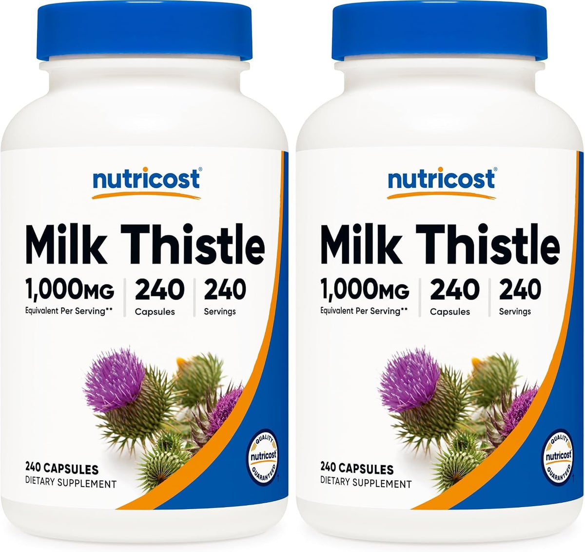 Nutricost Milk Thistle Extract 240 Capsules, 240 Servings, Gluten Free - Image 9