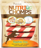 NutriChomps Dog Chews, 6-inch Twists, Easy to Digest, Long Lasting, Rawhide-Free Dog Treats, 15 Count, Real Chicken flavor - Image 9