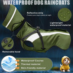 Mosucoirl premium pet outerwear highlighting the secure back zipper for easy dressing.