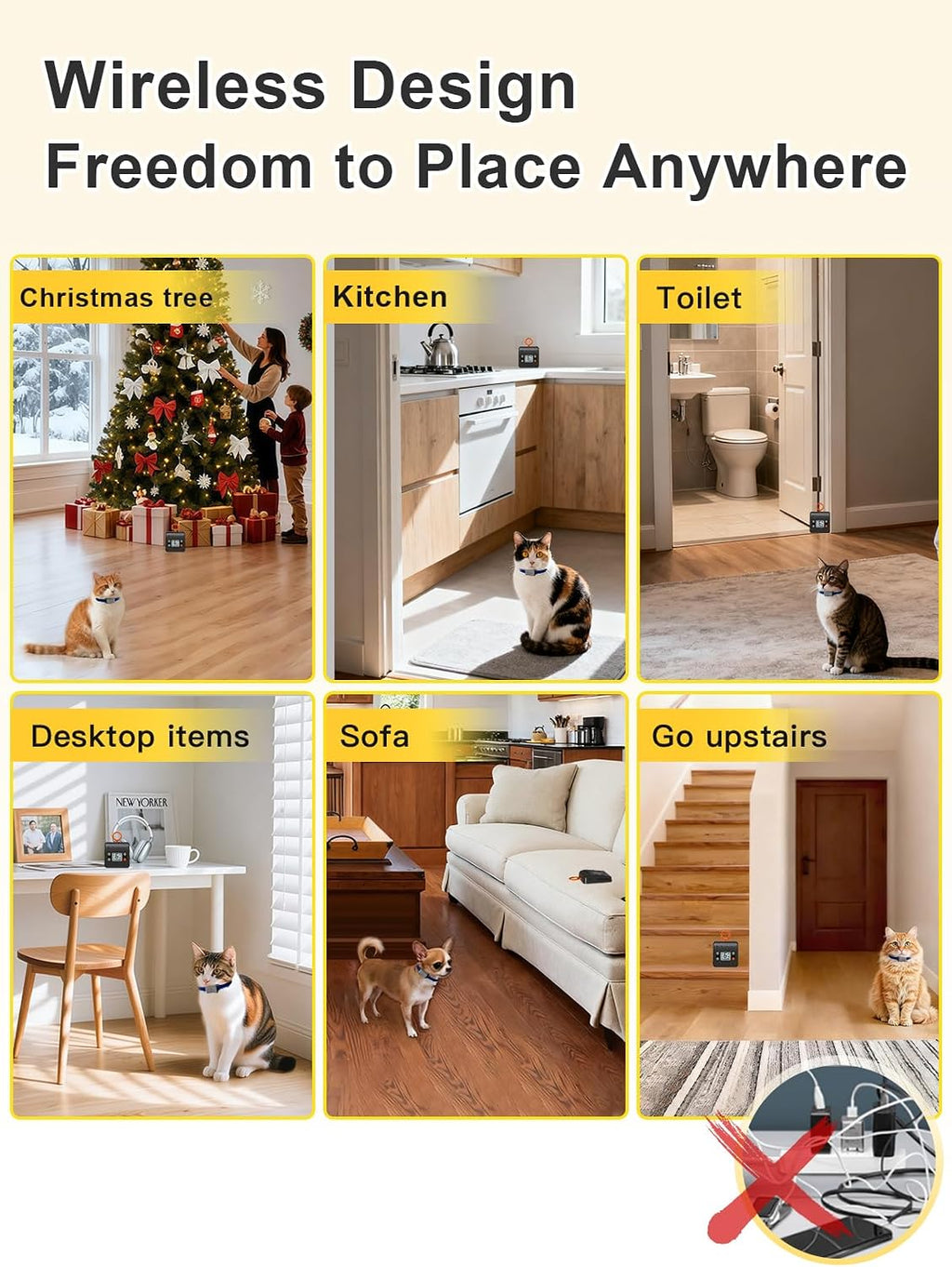Safe static intensity pet boundary system packaging.