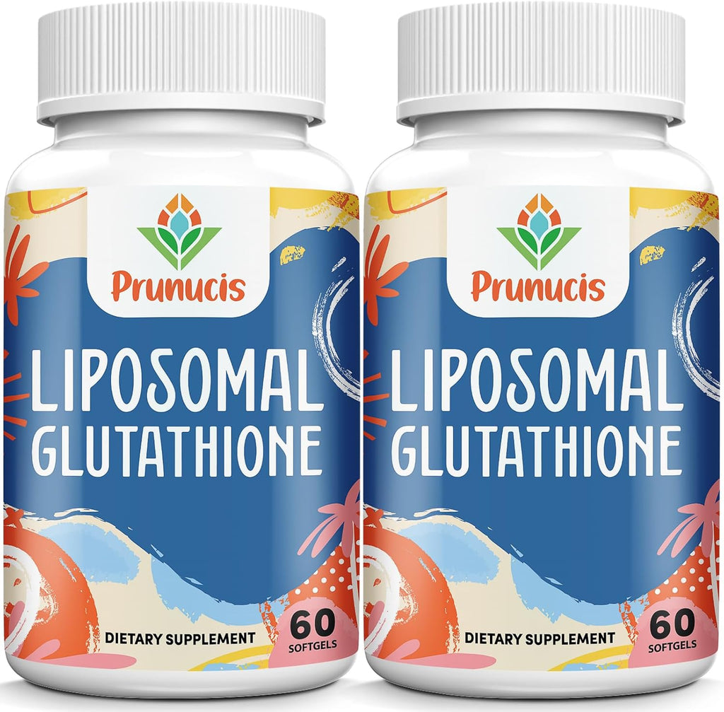 Prunucis Liposomal Glutathione 2400mg softgels bottle front view supplement