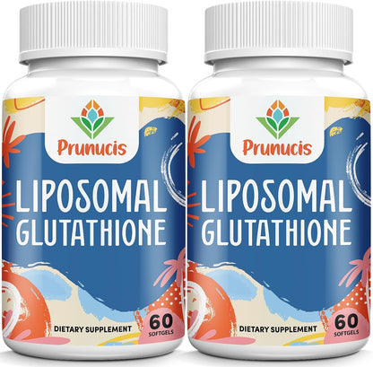 Prunucis 2400mg Liposomal Glutathione supplement bottle front view