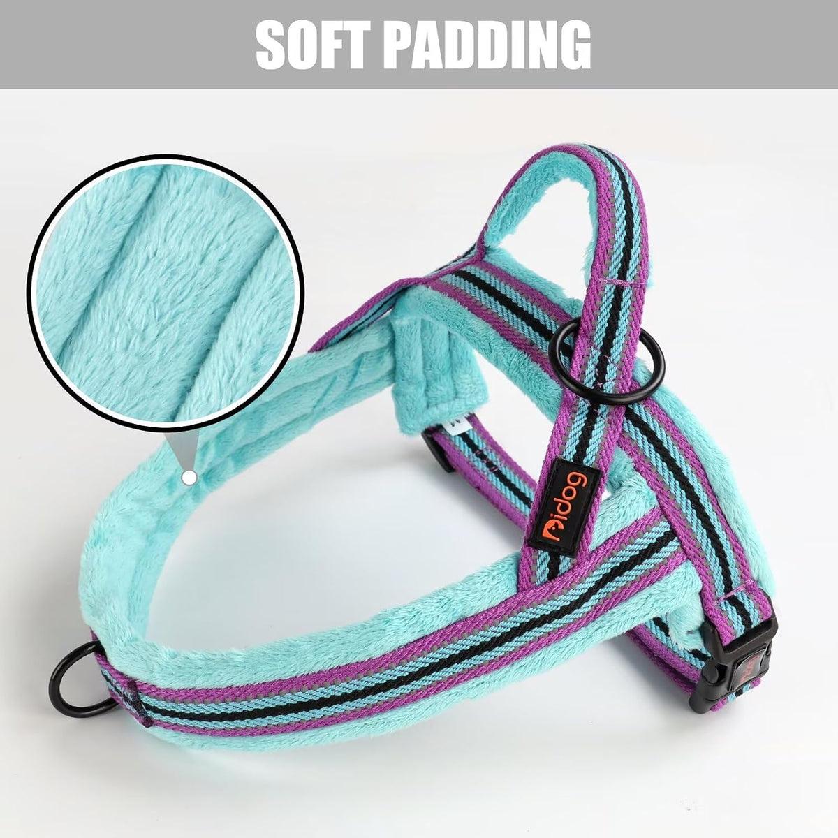 Didog escape proof dog vest buckle system