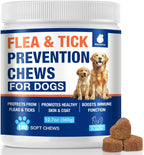 Natural Flea and Tick Prevention for Dogs Chewables, 180 Soft Chews Dog Flea and Tick Treatment, Oral Flea Chews for Dogs, Skin & Coat Support Supplement - Image 9