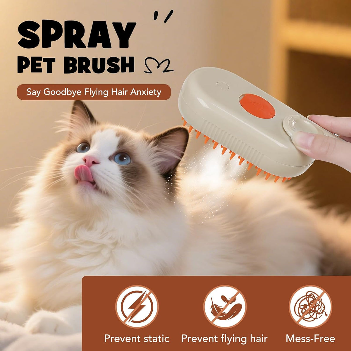 Linfox rechargeable pet grooming tool in white finish