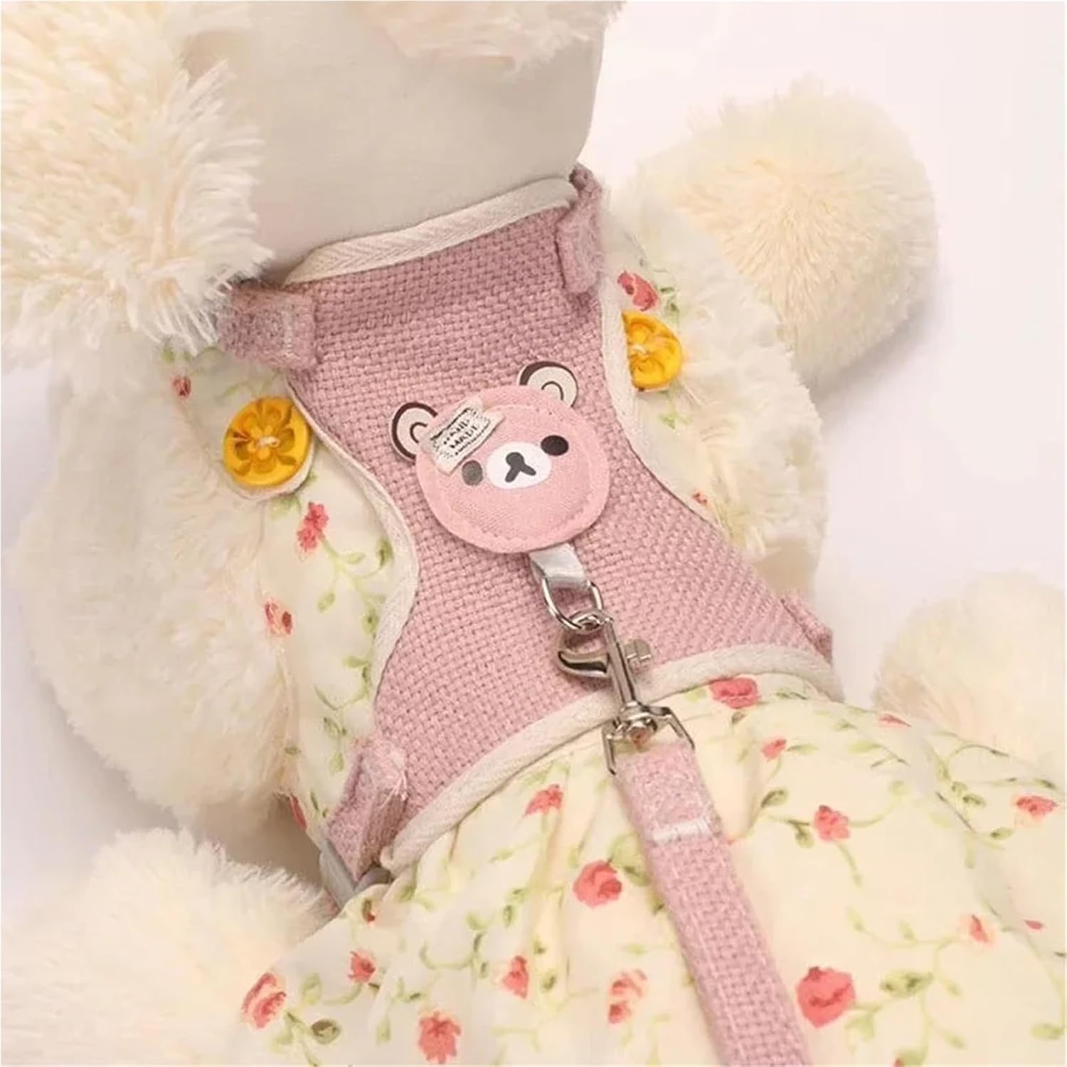 Breathable mesh fabric detail of House Of Pets cat harness