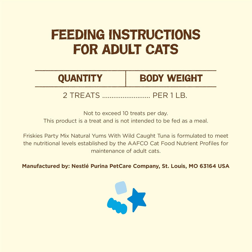 Friskies Purina Party Mix Natural YUMS Tuna Cat Treats, 20 oz Canister - Image 6