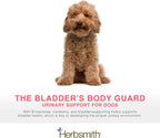 Herbsmith kidney and bladder support powder packaging for dogs and cats.