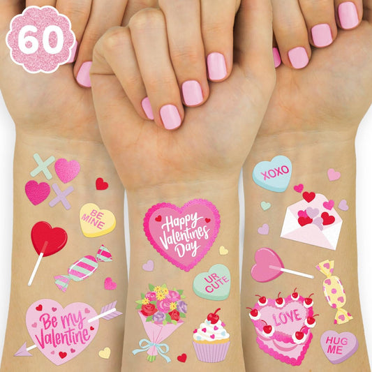 Xo, Fetti Valentine's Day Temporary Tattoos front packaging