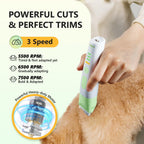 Professional pet nail grinder attachment for safe dog claw trimming.