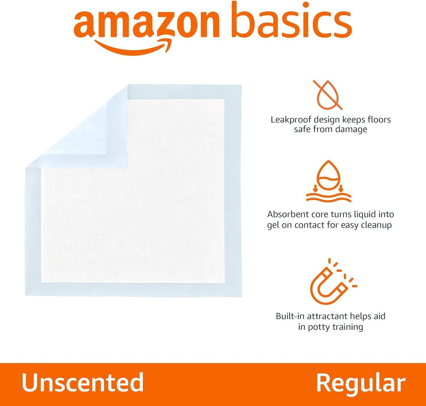 Five layer super absorbent puppy pee pad design close up view