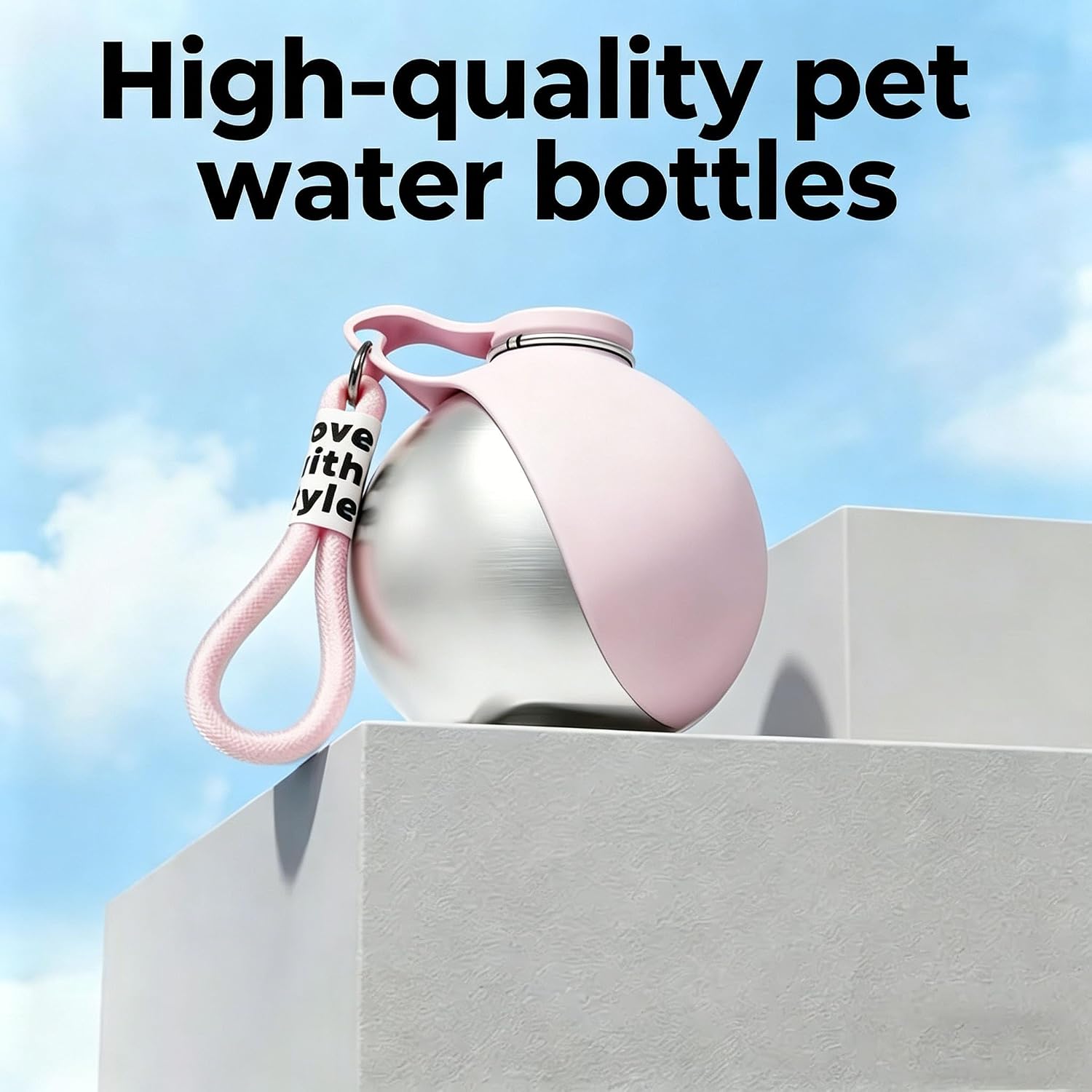 MiOYOOW leak proof travel companion bottle for walking small pets