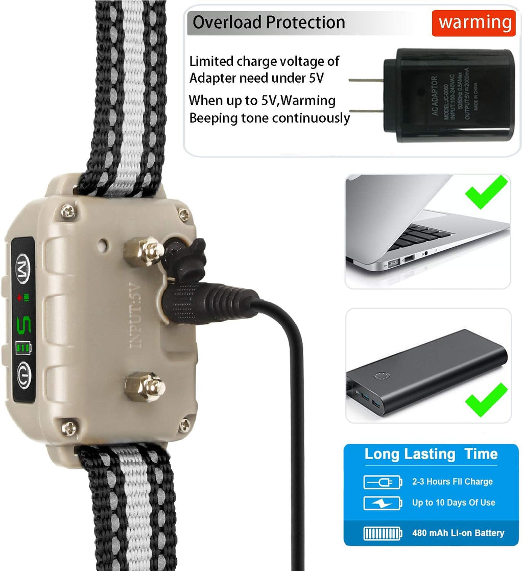 Close up of Trulrox collar sensitivity controls
