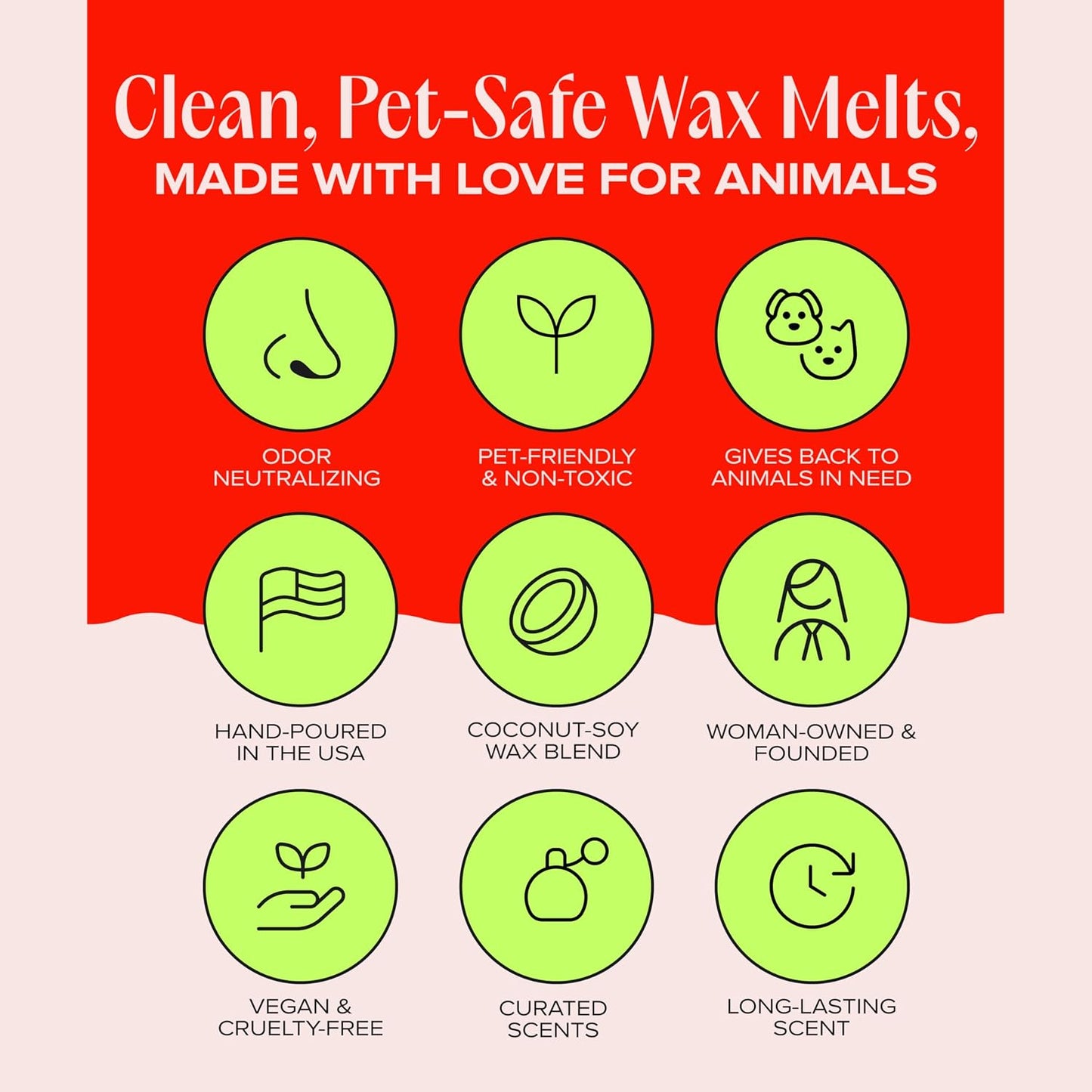 Authentic Companion Candles pet-friendly fragrance wax melt