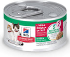Hill's Science Diet Kitten Wet Cat Food Variety Pack, Liver & Chicken, Salmon Minced, 2.9 oz. Cans, 12-Pack - Image 13