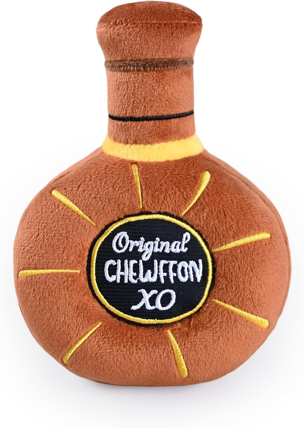 CHEWFFON Dog Toy, Squeaky Dog Toys for Boredom, Plush Pet Present Chew Toy for All Breeds Dogs, Pink Champagne Shape Interactive Puppy Toys for Birthday Stimulating Gifts - Image 12
