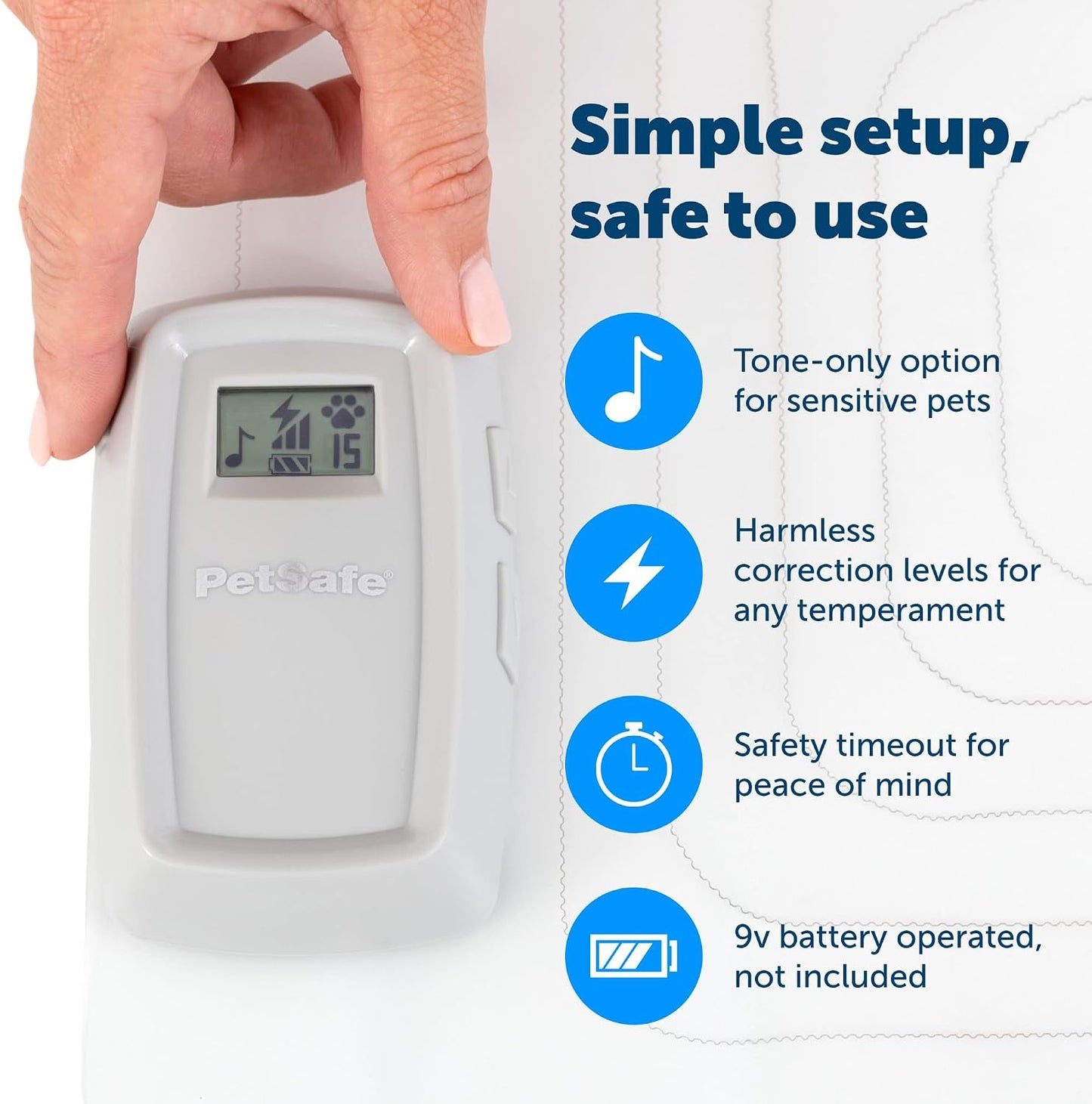 PetSafe ScatMat placed on a living room sofa