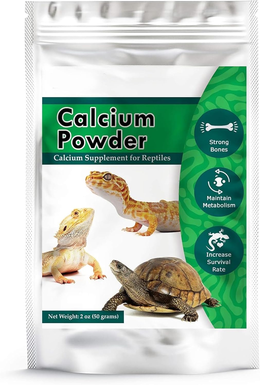 Meric CoCoo Reptile Calcium Powder front packaging
