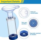 Feline aerosol spacer chamber packaging layout with medical grade components