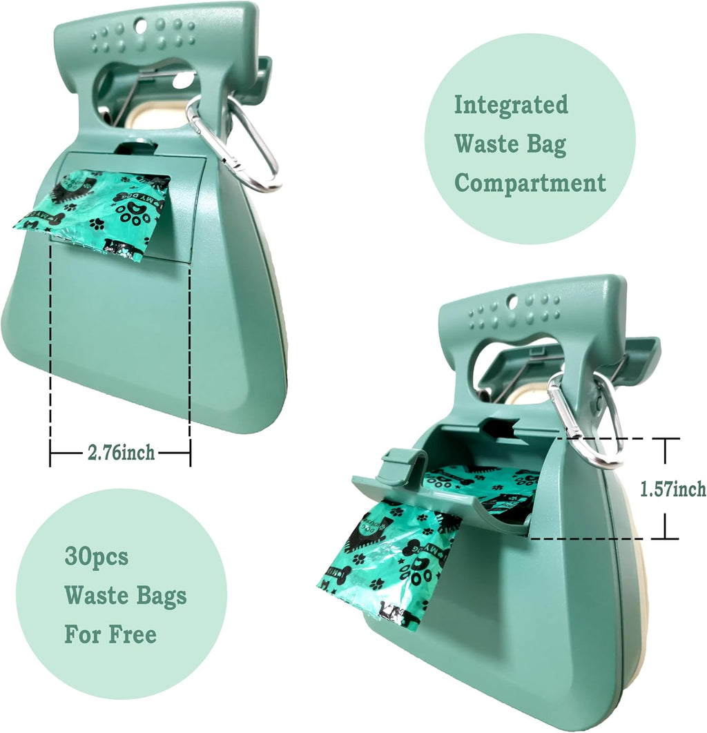 Jondarla dog poop picker with built-in bag dispenser roll