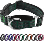 Hikiko Martingale Collar for Dogs Reflective Nylon Dog Collar with Quick Release Buckle Adjustable Training No Slip Dog Collars (Medium, Purple) - Image 9