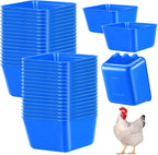 Maxdot 20 Pcs Chicken Water Feeder Cup 16 oz Large Watering Cup, Red - Image 9