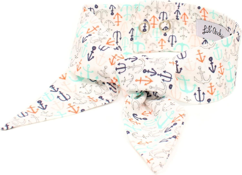 Soft 100% cotton fabric detail of the imported designer pet neckwear.