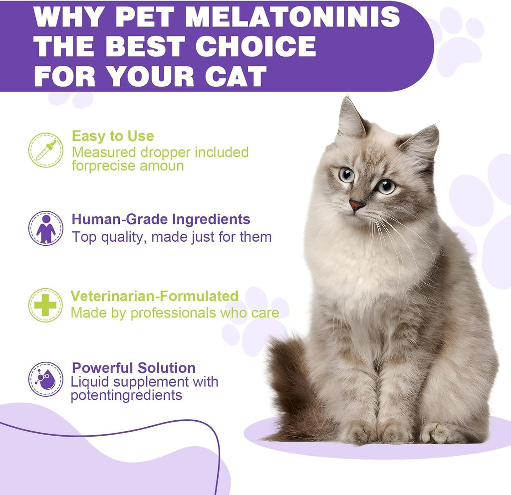 Imported USA premium feline tranquilizer and stress relief supplement bottle