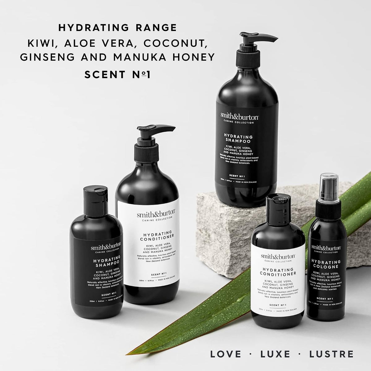 Natural dog and cat conditioner for wire and short coats