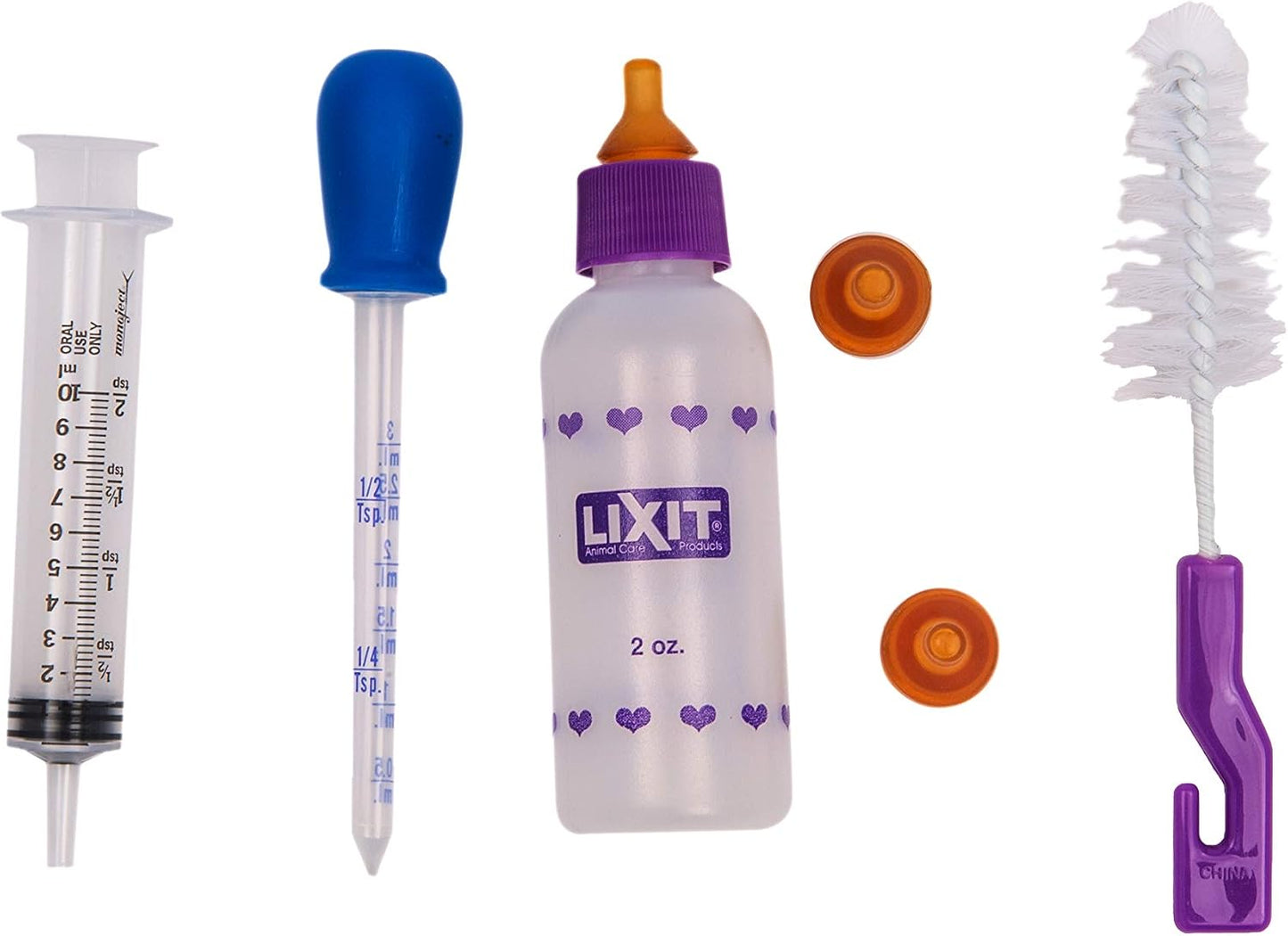 Lixit(R) Nursing and Hand Feeding Syringe and Bottle Kits for Cats, Rabbits, Puppies and Other Pets (Syringe + Dropper) - Image 9