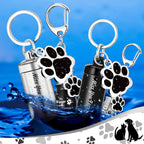Durable Kigeli stainless steel urn pendant on keyring