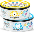 Litter Box Magic fresh scent cat deodorizer gel placement within three feet of litter box