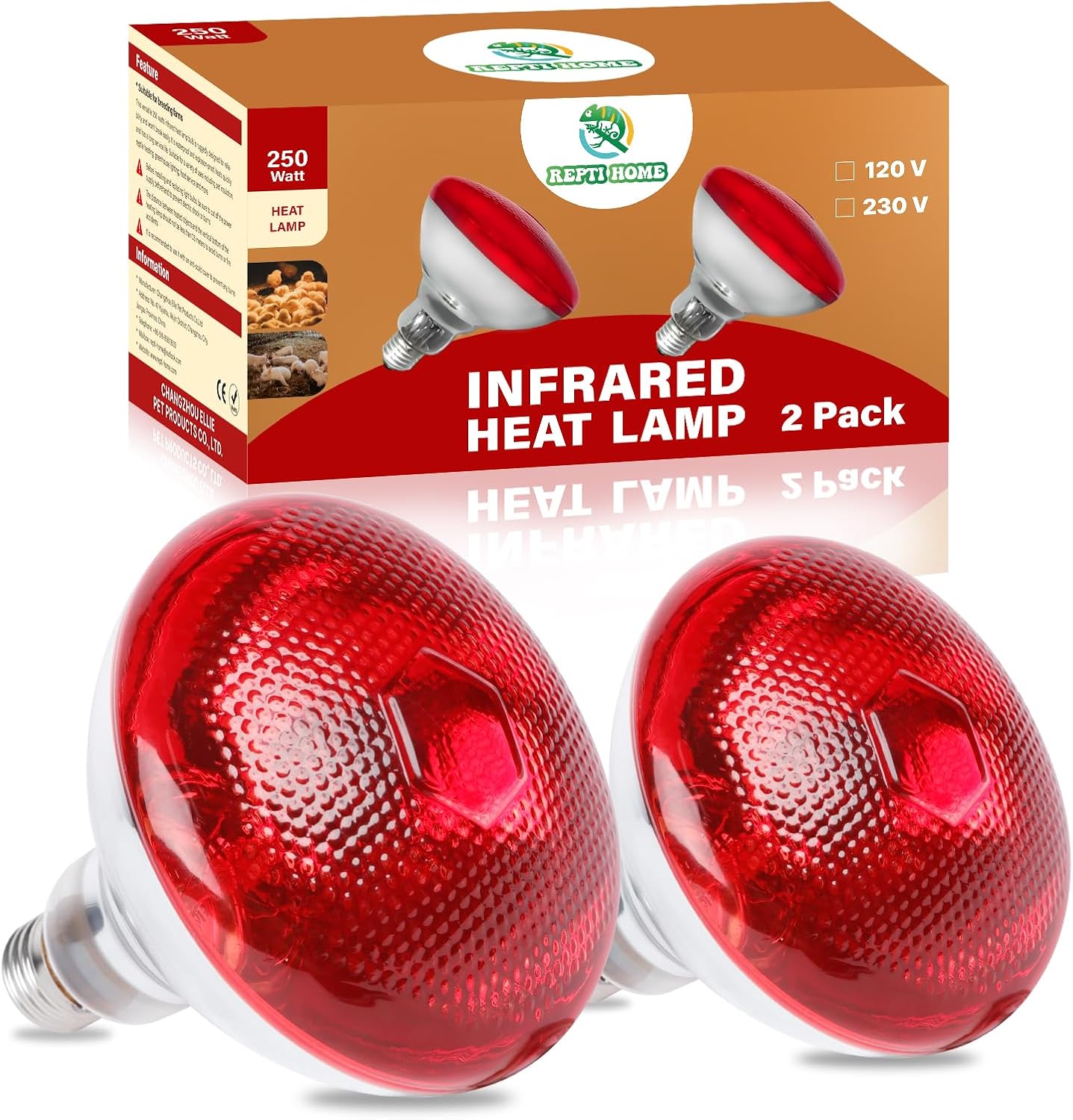 Premium imported USA design red infrared warming light for agricultural use.