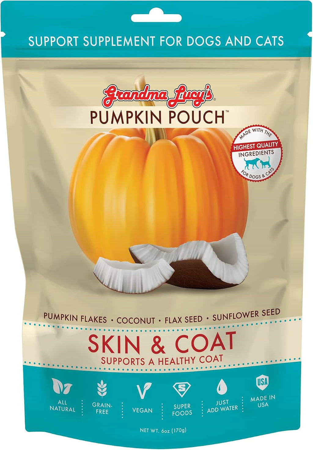 grandma lucy's Pumpkin Pouch Digestive 6oz,Purple - Image 10