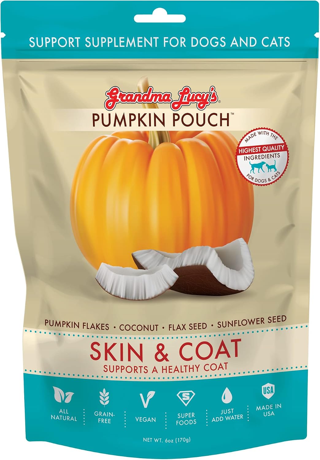 grandma lucy's Pumpkin Pouch Digestive 6oz,Purple - Image 10
